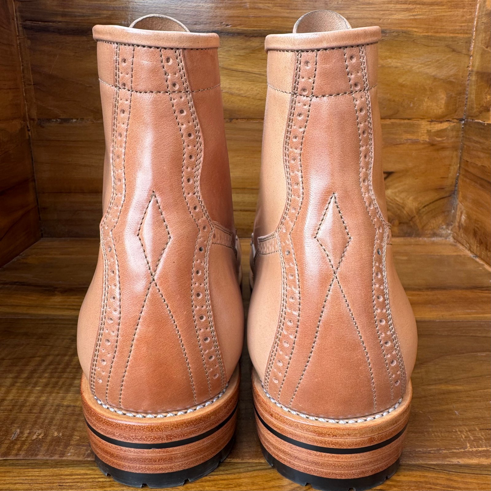 Prof. Barnets "Benjamin" Balmoral Cap Toe Boots