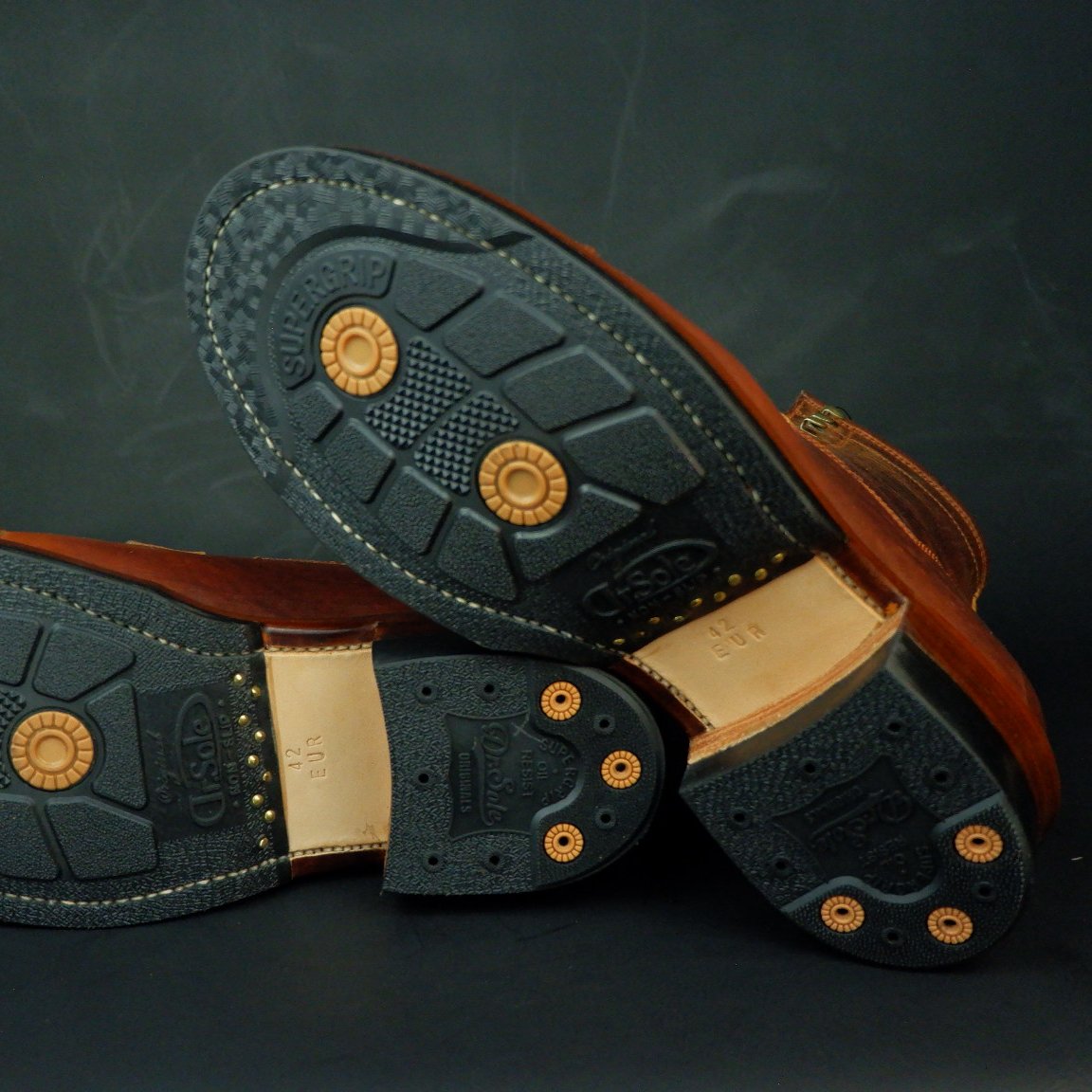 Prof Barnets “Benjamin” Cap Toe Balmoral 6” ( Gallun Horse Butt Cognac )