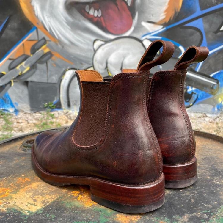 Pre-owned Briselblack Wholecut Chelsea Boots “The Seventh”