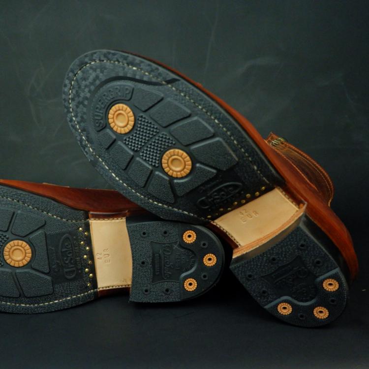 Prof Barnets “Benjamin” Cap Toe Balmoral 6” ( Gallun Horse Butt Cognac )