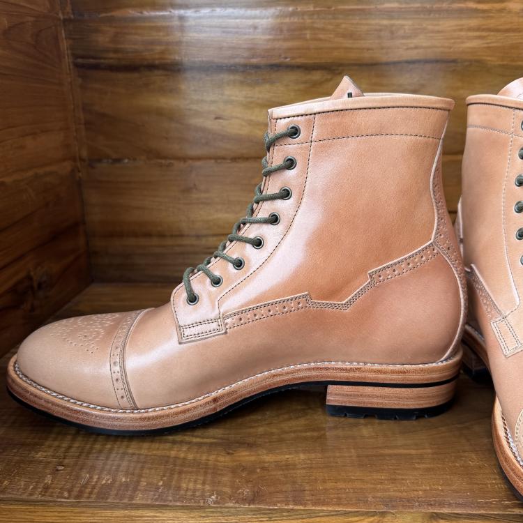 Prof. Barnets "Benjamin" Balmoral Cap Toe Boots