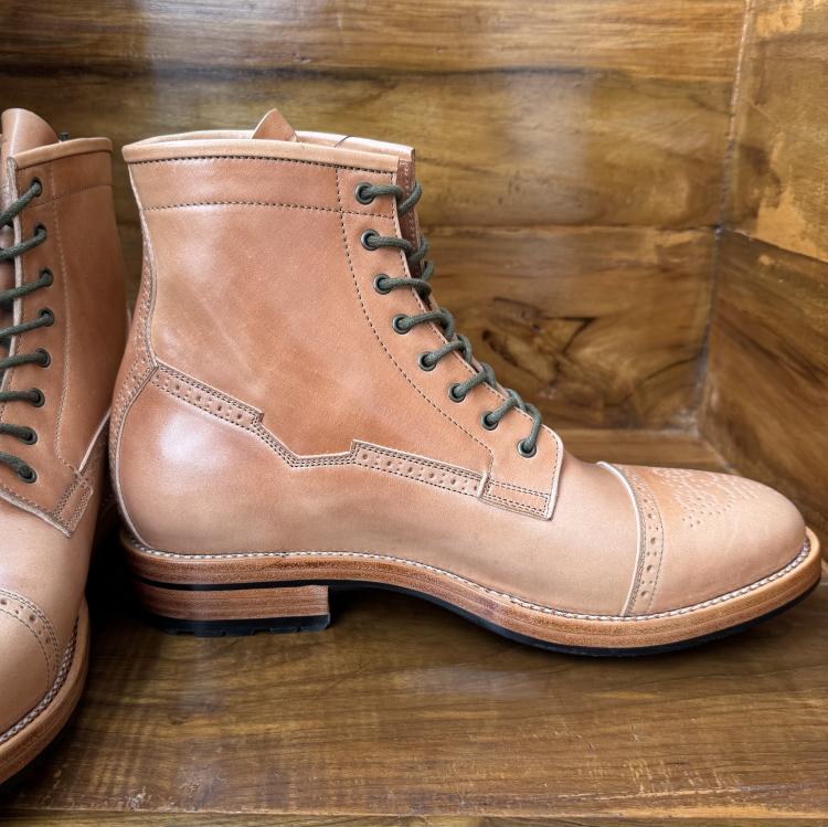 Prof. Barnets "Benjamin" Balmoral Cap Toe Boots