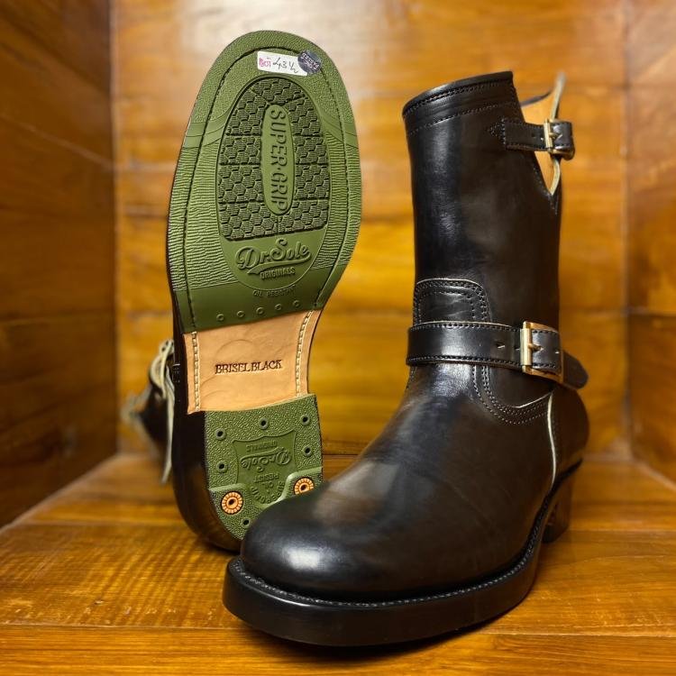 Briselblack 10” Engineer  Boots “The Keeper” 3.0 Structured Toe Box
