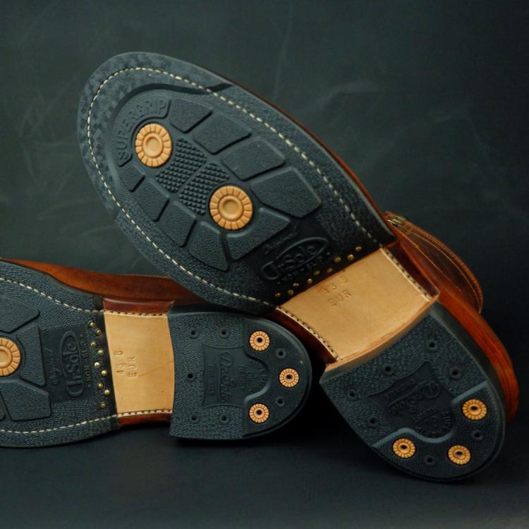 Prof Barnets “Benjamin” Cap Toe Balmoral 6” ( Gallun Horse Butt Cognac )